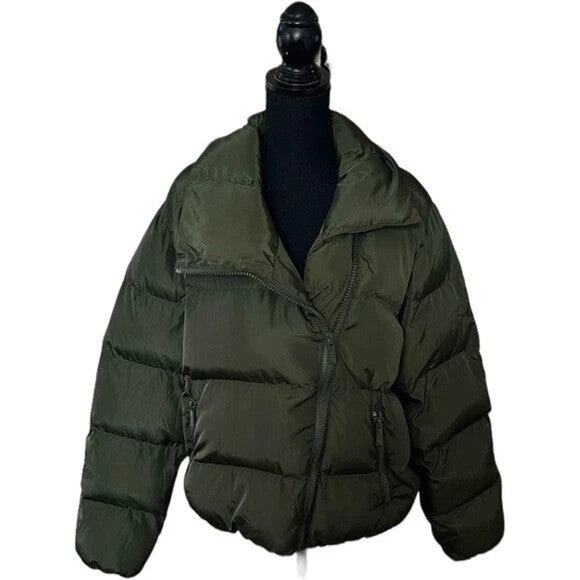 Toast Society Jupiter Puffer Jacket Khaki Green - S - Picture 7 of 7
